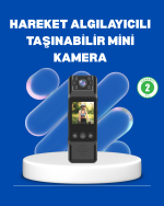 Mini Kamera 1080P Full HD Döner Lens Taşınabilir - Görsel 5