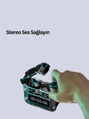 Bluetooth Kulaklık Kablosuz ANC Gürültü Önleyici Stereo Ses