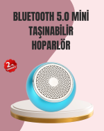 Mini Bluetooth Speaker | Uzun Pil Ömrü, Şık ve Hafif Tasarım - Görsel 5