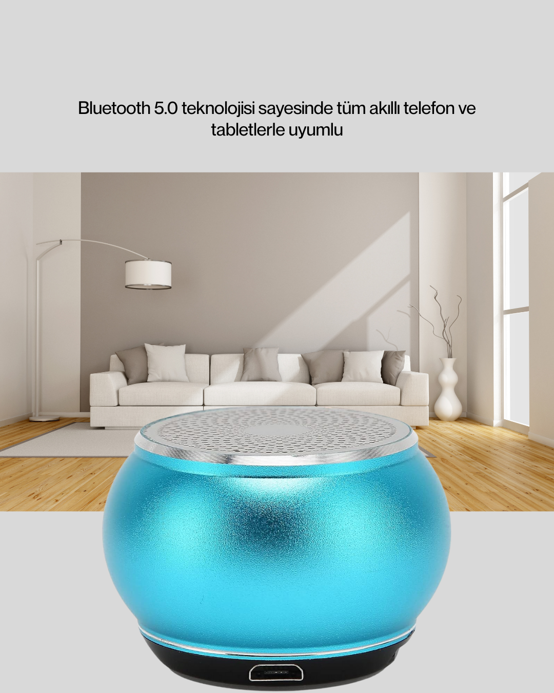 1210269_7-154.png Taşınabilir Bluetooth Hoparlör | Dış Mekân ve Seyahat İçin İdeal - Görsel 1