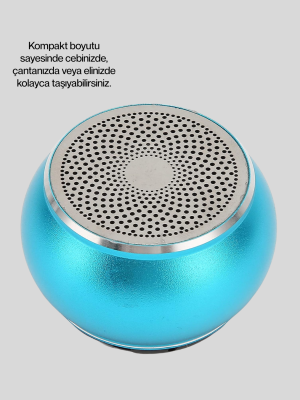 Kablosuz Bluetooth 5.0 Hoparlör | Kompakt ve Güçlü Ses