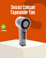 Yüksek Hızlı Şarjlı Fan | Kamp, Ofis ve Açık Hava İçin İdeal - Görsel 5