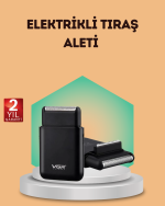 Çift Başlıklı Elektrikli Tıraş Makinesi | Suya Dayanıklı, Hafif ve Ergonomik - Görsel 5