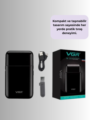 Ultra İnce Elektrikli Tıraş Makinesi | USB Şarjlı ve Su Geçirmez