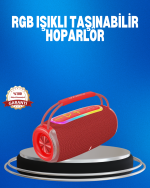 RGB LED Işıklı 20W Taşınabilir Hoparlör Bluetooth 5.3 + Type-C Şarj - Görsel 5