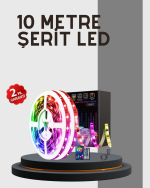 Su Geçirmez 10M Smart Şerit Led TV Arkası ve Oda Dekorasyonu İçin - Görsel 5