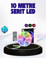 Bluetooth Kontrollü Smart Şerit Led 10M Sese Duyarlı RGB Aydınlatma - Görsel 5
