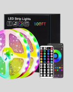 Sese Duyarlı 10M Smart Şerit Led IOS Android Kontrollü RGB Işık - Görsel 4
