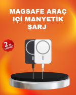 Akıllı Koruma Sistemli MagSafe Araç Tutucu iPhone 12/13/14 Uyumlu - Görsel 5