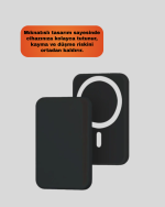 MagSafe Araç Telefon Tutucu 15W Hızlı Şarj Type-C Girişli - Görsel 2