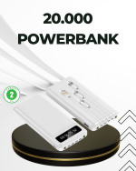 20.000mAh Taşınabilir Powerbank PD Teknolojili Çift USB Çıkışlı - Görsel 5
