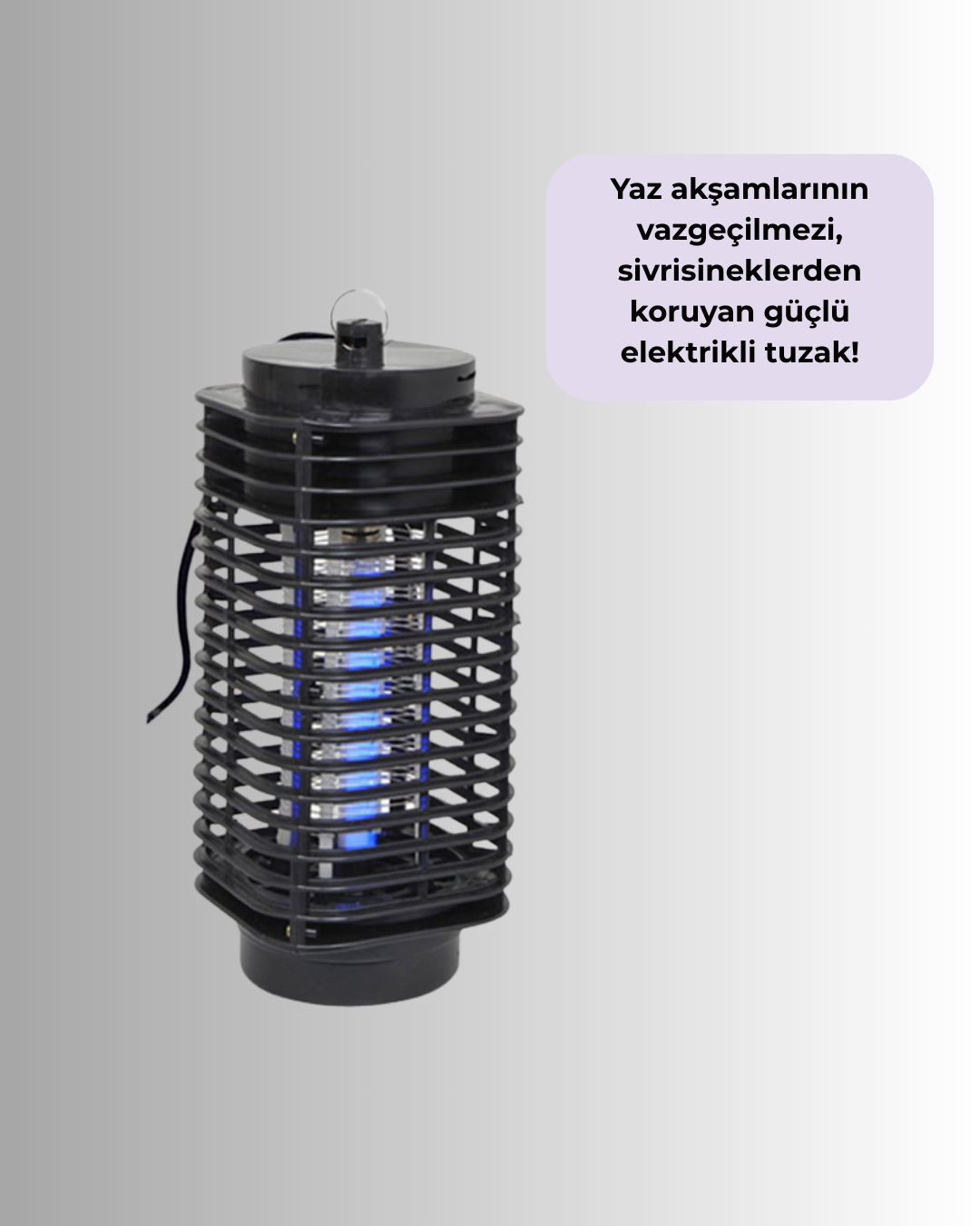1210390_7-133.png Kapalı ve Açık Alanlarda Etkili Elektrikli Sivrisinek Katili – UV Işıklı Tuzak - Görsel 1