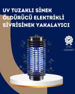 Elektrikli UV Işıklı Sivrisinek ve Böcek Öldürücü – Sessiz ve Güvenli Tuzak - Görsel 5