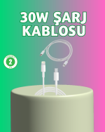 Orijinal Kalite 30W Type-C Lightning Hızlı Şarj Kablosu – 1.2m Dayanıklı - Görsel 5