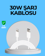 Dayanıklı TPE Lightning Kablo – 30W Hızlı Şarj ve Veri Transferi - Görsel 5