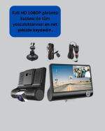 3 Kameralı Araç DVR - Görsel 2