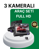 Gece Görüşü Destekli, 1080P Full HD Çözünürlüklü Araç İçi Kamera - Görsel 5