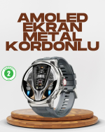 Şık Metal Kasa ve Değiştirilebilir Kordonlarla SW80 Smartwatch - Görsel 5