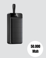 Profesyonel 50.000 mAh Powerbank – Aynı Anda Birden Fazla Cihaz Şarj Eden, Dayanıklı ve Güvenli Taşınabilir Şarj Cihazı