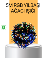 Dekoratif LED Çelenk Işık 8 Farklı Aydınlatma Modu - Görsel 5