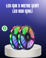 Enerji Tasarruflu RGB Şerit LED 5 Metre - Görsel 5
