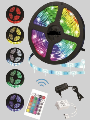Enerji Tasarruflu RGB Şerit LED 5 Metre