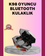 Led Işıklı Metal Kasa Kablosuz Gaming Kulaklık - Görsel 5