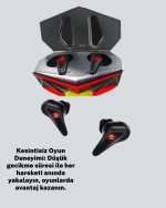 Bluetooth 5.0 Kablosuz Gaming Kulaklık Ergonomik Tasarım - Görsel 2