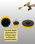 Matkap Ucu Temizlik Fırçası Seti Ev ve Araç İçin - Görsel 4