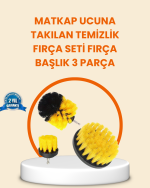 Matkap Ucu Fırça Seti Halı Fayans Zemin Temizliği - Görsel 5