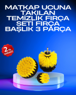 Profesyonel Matkap Ucu Temizlik Fırçası 3’lü Set - Görsel 5