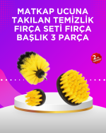 Matkap Ucu Temizlik Fırçası Seti Banyo Fayans Zemin İçin - Görsel 5