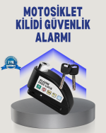 Disk Fren Kilidi Alarmlı Anti Hırsızlık Motosiklet Scooter Bisiklet - Görsel 5