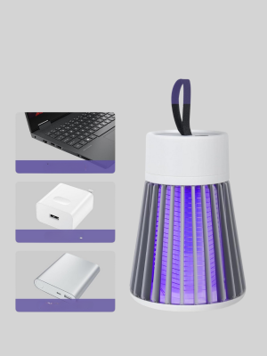 2’si 1 Arada LED Işıklı Elektrikli Böcek Öldürücü