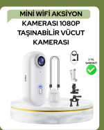 1080P WiFi Spor Kamerası Su Geçirmez Mini Aksiyon Kamera - Görsel 5