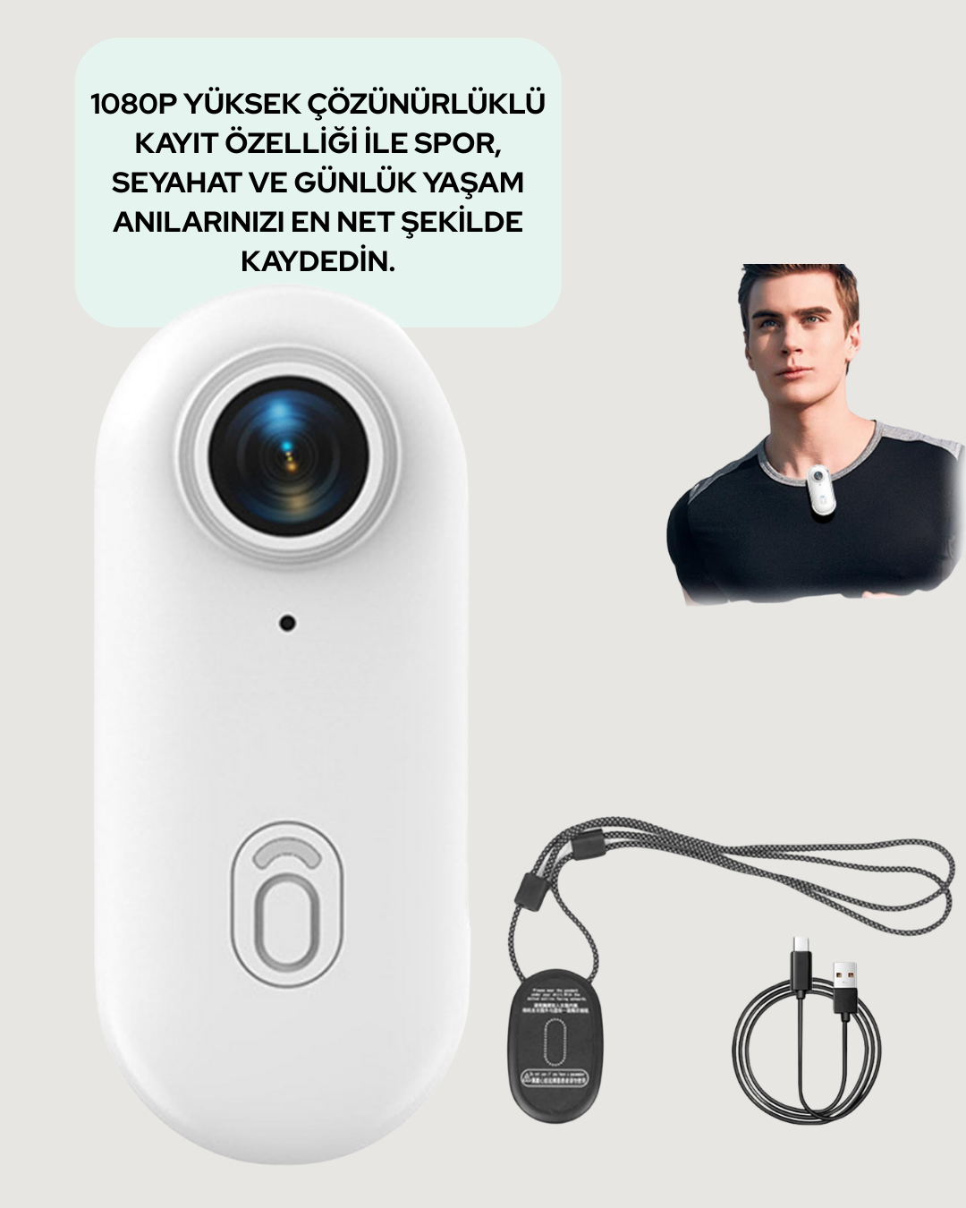 1210552_7-111.png 1080P WiFi Spor Kamerası Su Geçirmez Mini Aksiyon Kamera - Görsel 1