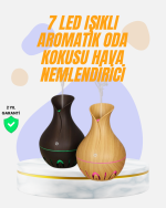 Led Işıklı Ultrasonik Oda Nemlendirici ve Uçucu Yağ Difüzörü - Görsel 5