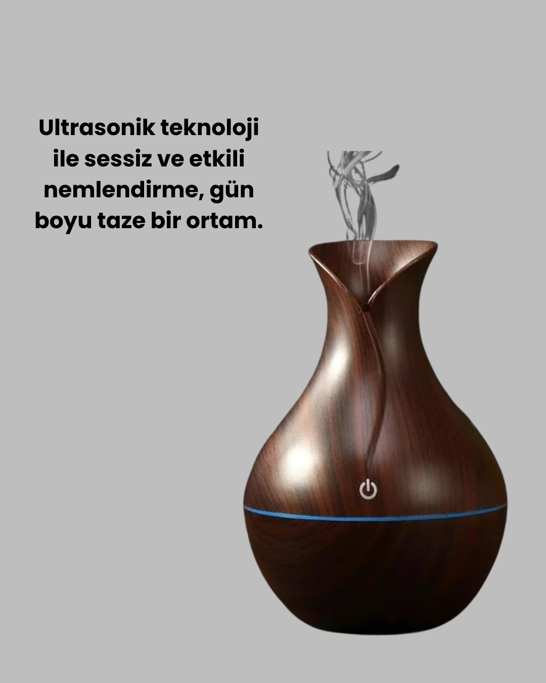1210560_7-109.png Led Işıklı Ultrasonik Oda Nemlendirici ve Uçucu Yağ Difüzörü - Görsel 1