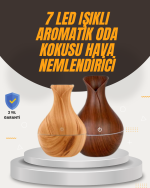Aromaterapi Özellikli Ultrasonik Taşınabilir Oda ve Ofis Nemlendirici - Görsel 5