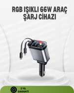 Ford, Opel, Volvo, Skoda Araçlar için 66W Çoklu Hızlı Şarj Cihazı - Görsel 5
