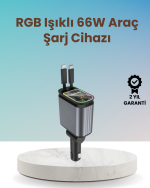 BMW, Mercedes, Audi, Volkswagen Araçlar için 4’ü 1 Arada Hızlı Şarj Cihazı - Görsel 5
