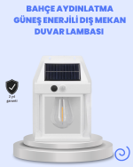 IP65 Su Geçirmez Güneş Paneli Dış Mekan Lamba - Görsel 5