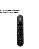 3 USB Portlu Üçlü Priz CXE103 - Görsel 5