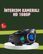 Q28 Full HD Kameralı Motosiklet Kask Kulaklığı – 45 Saat Müzik, IPX6 Su Geçirmez - Görsel 5