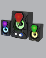 2.1 Kanal RGB LED Oyun Hoparlörü Subwoofer Destekli - Görsel 2
