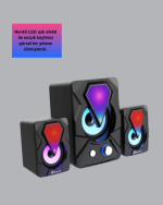 2.1 Kanal RGB LED Oyun Hoparlörü Subwoofer Destekli - Görsel 3