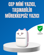 Mini Bluetooth Termal Yazıcı 1200mAh Şarjlı Taşınabilir - Görsel 5
