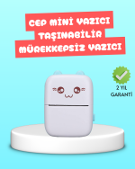 Mini Termal Yazıcı Kablosuz Taşınabilir Bluetooth Bağlantılı 200 DPI - Görsel 5