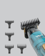 VGR V-695 Şarjlı Saç Sakal Tıraş Makinesi 2600mAh Batarya ve Kılavuz Taraklı - Görsel 4