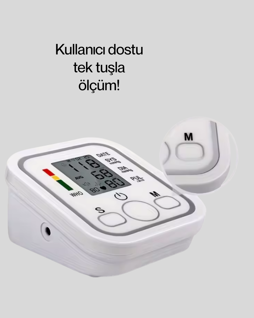 1210679_10-85.png Taşınabilir Pil ve USB Girişli Tansiyon Aleti - Görsel 1